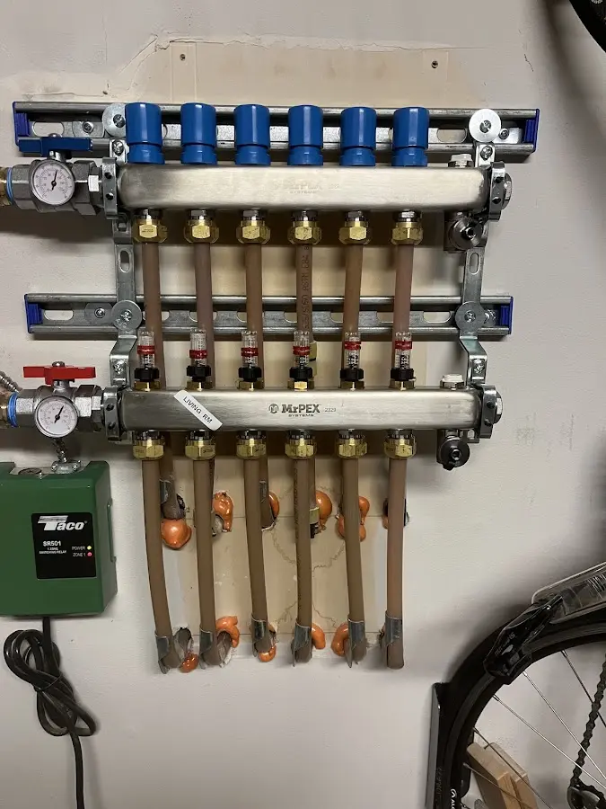 Plumber performing Leak Detection at a residential property in Fairview